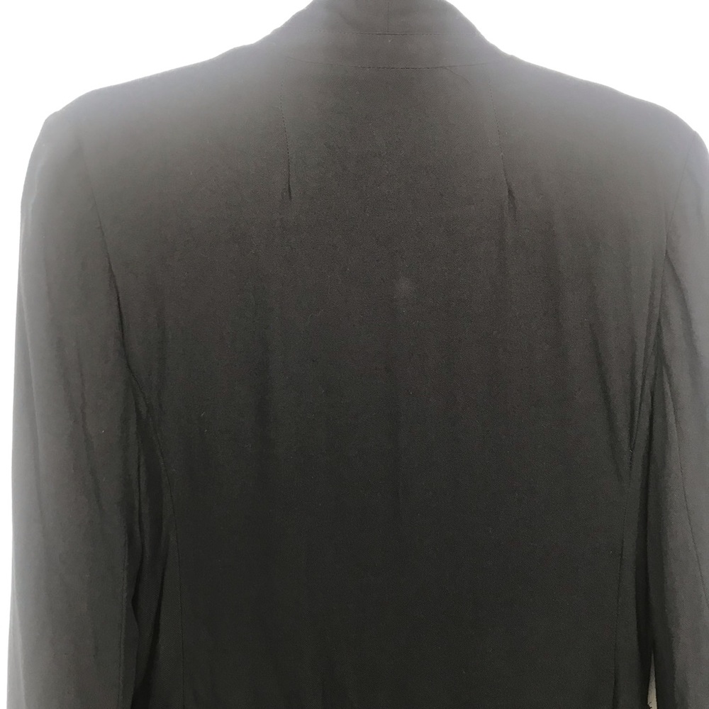 Talula Aritzia Black Lightweight Open Front Blazer Size 6 Minimalist Workwear - Picture 9 of 12